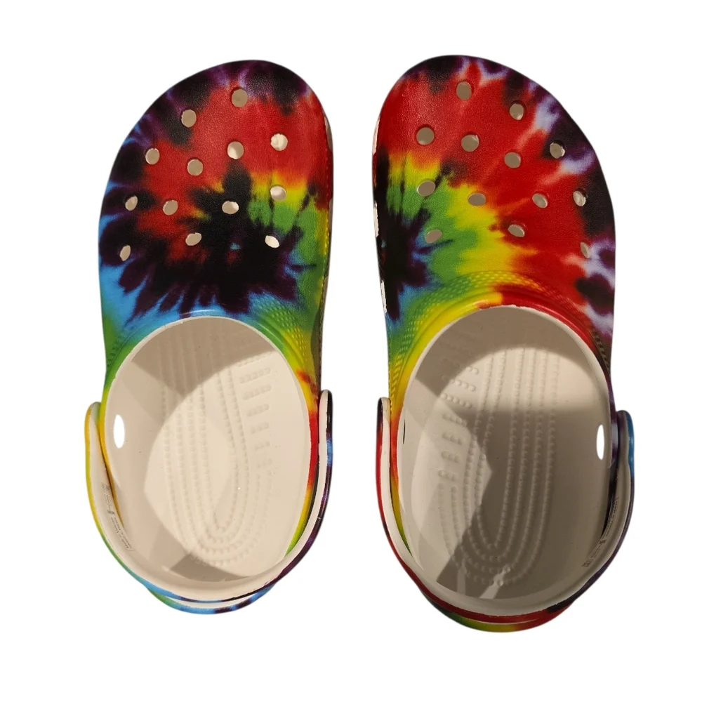 CROCS Kids Colorful Tie-Dye Water Shoes - Picture 6 of 6